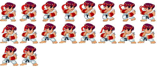 SpriteSheet Ryu